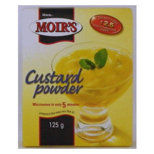 Moir's Custard Powder Box 125g - BalmoralOnline - Groceries