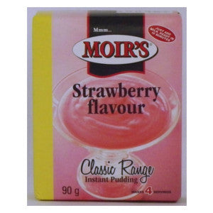 Moir's Instant Pudding Strawberry Flavour Box 90g - BalmoralOnline - Groceries