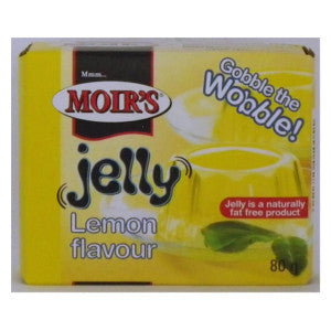 Moir's Jelly Lemon Flavour Box 80g - BalmoralOnline - Groceries