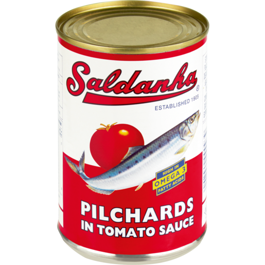 Saldanha Pilchards In Tomato Sauce 400G Can