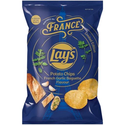 Lays Potato Chips French Garlic Flavour 120G