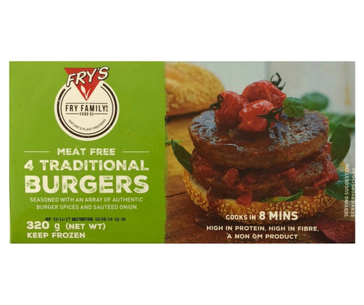 Fry'S Veg Traditional Burgers 320G