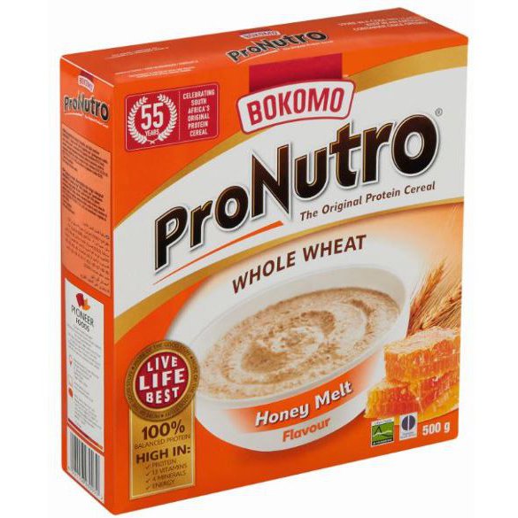 Bokomo Pronutro 500G, W/Wheat Honey Melt