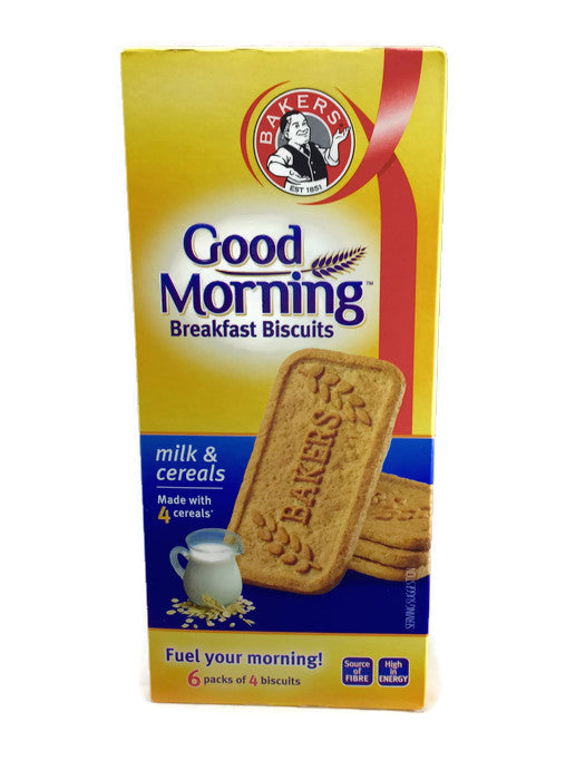 Bakers Good Morning Biscuits Milk & Cereal Flavour 300G