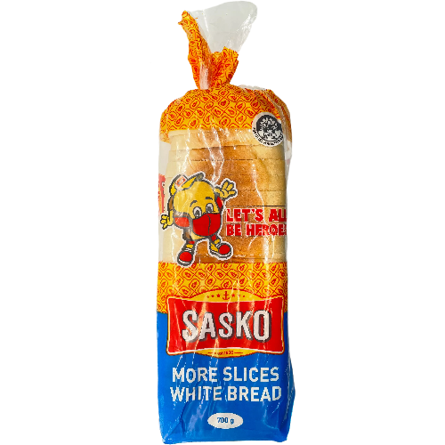 Sasko More Slices White Bread 700G