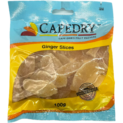 Capedry Ginger Slices 100G