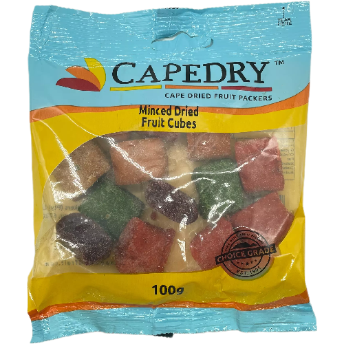 Capedry Minced Dried Fruit Cubes 100g