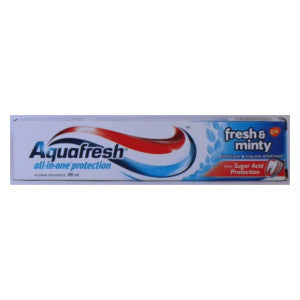 Aquafresh All In One Protection Fresh & Minty Box 100ml - BalmoralOnline - Household