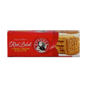 Bakers Red Label Lemon Creams Biscuits Pack 200g - BalmoralOnline - Groceries