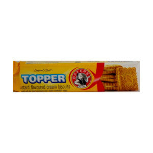 Bakers Topper Custard Flavoured Biscuits Pack 125g - BalmoralOnline - Groceries