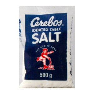 Cerebos Iodated Table Salt Packet 500g - BalmoralOnline - Groceries