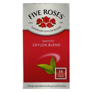 Five Roses Tea (26's) Box 62.5g - BalmoralOnline - Groceries