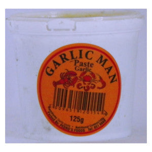 Garlic Man Paste Garlic Tub 125g - BalmoralOnline - Groceries