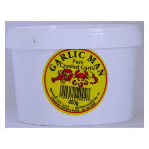 Garlic Man Pure Crushed Garlic Tub 450g - BalmoralOnline - Groceries