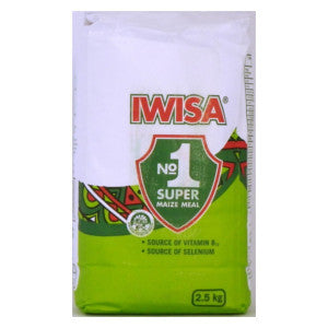 Iwisa Super Maize Meal 2.5kg - BalmoralOnline - Groceries