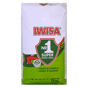 Iwisa Super Maize Meal 5kg - BalmoralOnline - Groceries
