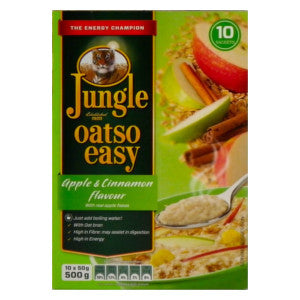 Jungle Oatso Easy Apple & Cinnamon Flavour Box 500g - BalmoralOnline - Groceries