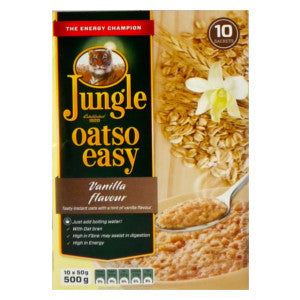 Jungle Oatso Easy Vanilla  Flavour Box 500g - BalmoralOnline - Groceries