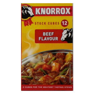Knorrox Stock Beef Flavour Cubes Box 12's - BalmoralOnline - Groceries