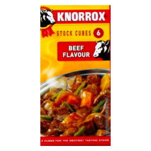 Knorrox Stock Beef Flavour Cubes Box 6's - BalmoralOnline - Groceries