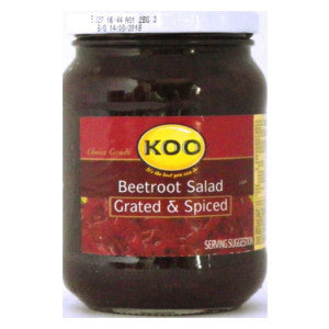 Koo Beetroot Salad Grated&Spiced 405g - BalmoralOnline - Groceries
