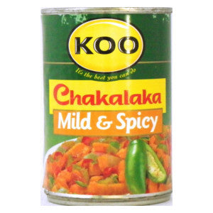 Koo Chakalaka Mild & Spicy 410g Can - BalmoralOnline - Groceries