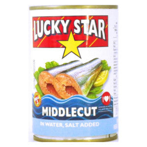 Lucky Star Middlecut In Water, Salt Added 425g - BalmoralOnline - Groceries