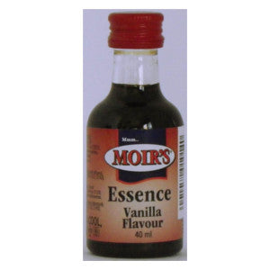 Moir's Essence Vanilla Flavour Bottle 40ml - BalmoralOnline - Groceries