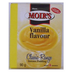 Moir's Instant Pudding Vanilla Flavour Flavour Box 90g - BalmoralOnline - Groceries