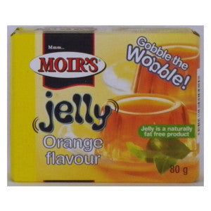 Moir's Jelly Orange Flavour Box 80g - BalmoralOnline - Groceries
