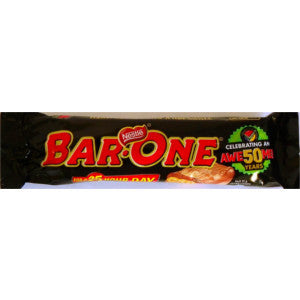 Nestle Bar One Bar 55g - BalmoralOnline - Groceries
