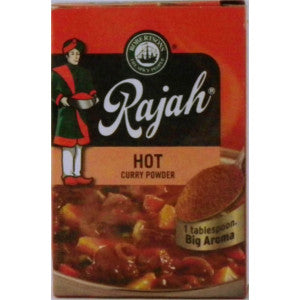 Rajah Hot Curry Powder 50g Box - BalmoralOnline - Groceries