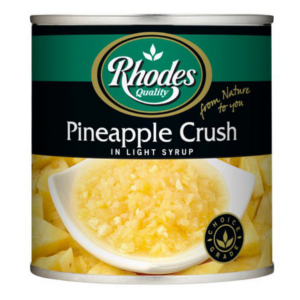 Rhodes Pineapple Crush In Light Syrup 432g Can - BalmoralOnline - Groceries