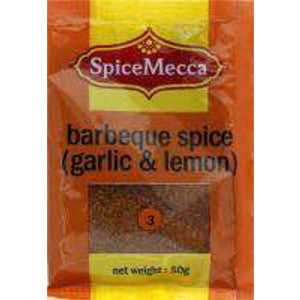 Spice Mecca Barbeque Spice Garlic&Lemon 50g (3) - BalmoralOnline - Groceries
