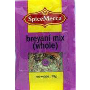 Spice Mecca Breyani Mix Whole 25g (53) - BalmoralOnline - Groceries