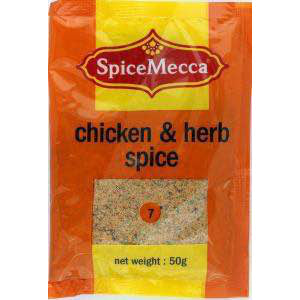 Spice Mecca Chicken & Herb Spice 50g (7) - BalmoralOnline - Groceries