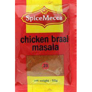 Spice Mecca Chicken Braai Masala 50g (23) - BalmoralOnline - Groceries