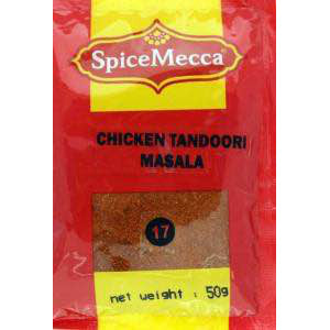 Spice Mecca Chicken Tandoori Masala 50g (17) - BalmoralOnline - Groceries