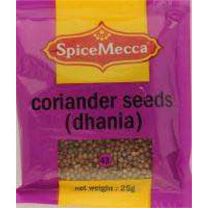 Spice Mecca Coriander Seeds Dhania 25g (43) - BalmoralOnline - Groceries
