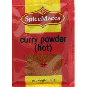 Spice Mecca Curry Powder Hot 50g (28) - BalmoralOnline - Groceries
