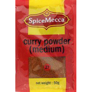Spice Mecca Curry Powder Medium 50g (27) - BalmoralOnline - Groceries