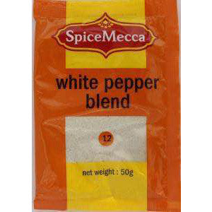 Spice Mecca White Pepper Blend 50g (12) - BalmoralOnline - Groceries