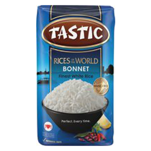 Tastic Bonnet White Rice 1kg - BalmoralOnline - Groceries