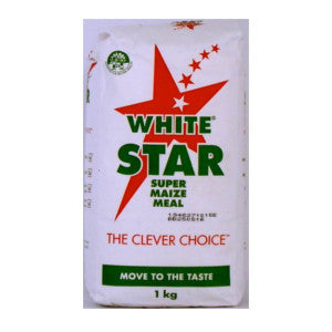 White Star Super Maize Meal 1kg - BalmoralOnline - Groceries