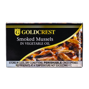 Goldcrest Smoked Mussels 85g - BalmoralOnline - Groceries