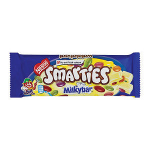 Nestle Smarties in Milky Bar Slab 80g - BalmoralOnline - Groceries