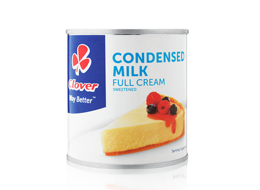 Clover Condensed Milk Full Cream Sweetened Tin 385G