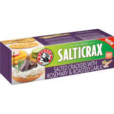 Bakers Salticrax Salted Crackers With rosemary
