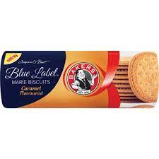 Bakers Blue Label Caramel Marie Biscuits Pack 200G
